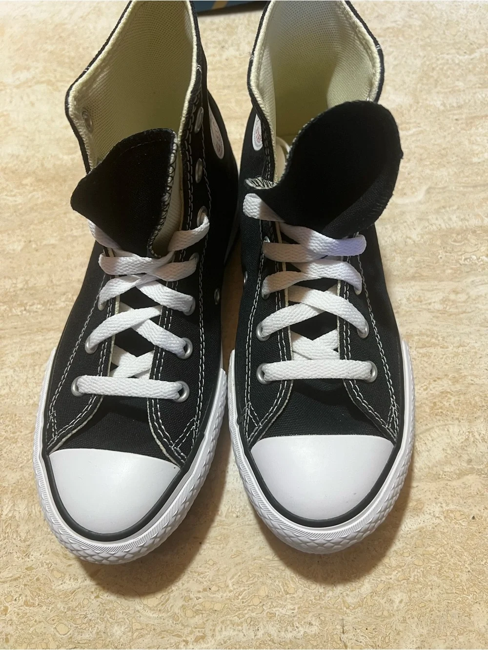 Converse Black and White Kids High-Top Sneakers